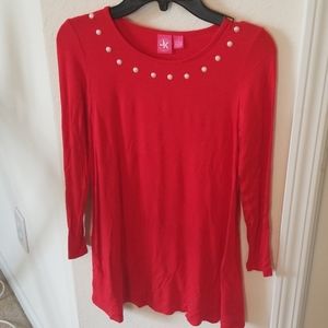 Beautiful red swing dress